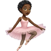 black ballet sticker