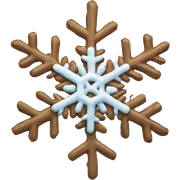 snowflake sticker