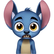 annoyed stitch sticker