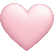 Pastel pink heart sticker