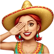Fiestero with Sombrero sticker