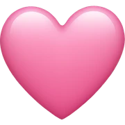 Pink heart sticker