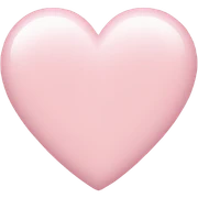 Light pink heart sticker