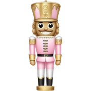 Light pink nutcracker sticker