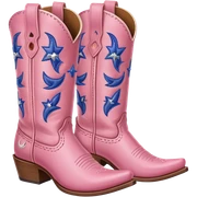 Botas vaceras rosas sticker