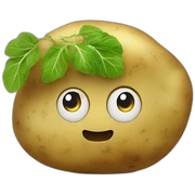 potato eatin potato sticker