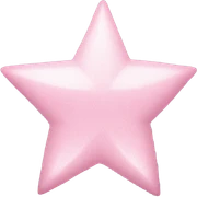 pale pink star sparkle sticker