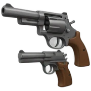 Gun sticker