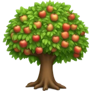 Apple tree sticker