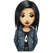 Emo girl  sticker