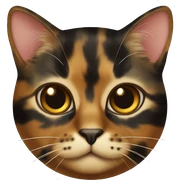 Tortoiseshell cat sticker
