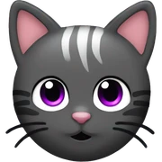 heart for cat ears sticker