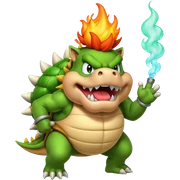 Bowser farting sticker