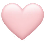 pastel pink heart sticker