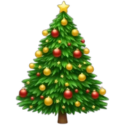 Christmas tree sticker