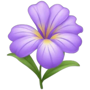 light purple flower sticker