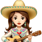 Mariachi Guitarist sticker