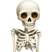 skeleton sticker