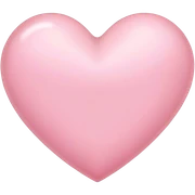 Light pink heart sticker