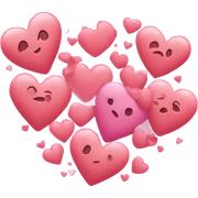 Love hearts sticker