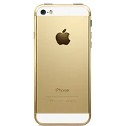 iPhone 5 in gold color sticker
