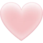 pastel pink heart sticker