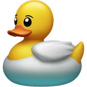Rubber duck sticker