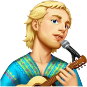 Vibrant Festival Singer sticker