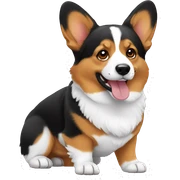 corgi Tricolor sticker