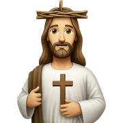 Jesus mit ein orthodoxische kreuz  sticker