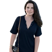 girl by the ocean shore sticker