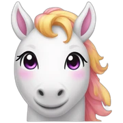 Kawaii-Unicorne sticker