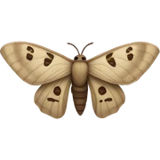 Moth sticker
