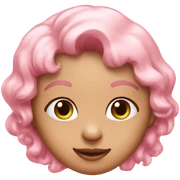 Baby pink heart sticker