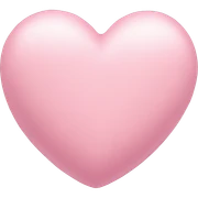 pastel pink heart sticker