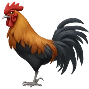 sick rooster sticker