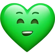 green heart sticker