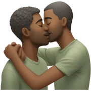 Gay kissing sticker