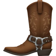 Cowboy boots sticker