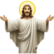 Touchdown Jesus sticker