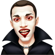 Vampire sticker