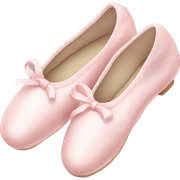 Pale pink ballet shoes sticker