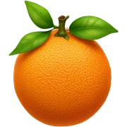 Orange sticker