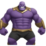 Thanos with a big butt sticker