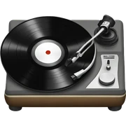 Record player sticker