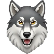 Wolf sticker