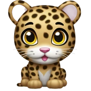Leopard hello kitty sticker