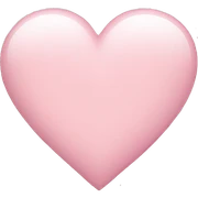 Light pink heart sticker