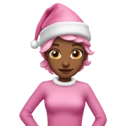 pink christmas  sticker