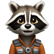 rocket racoon sticker
